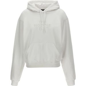 Marc Jacobs, Dames, Sweatshirts & Hoodies, Wit, Maat: XS Katoen,