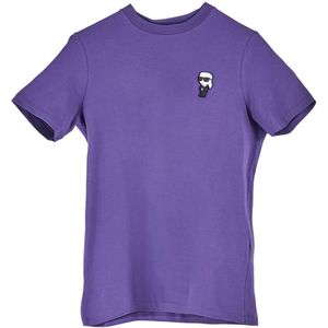 Karl Lagerfeld, Heren, Tops, Paars, Maat: S Katoen,