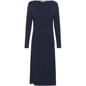 Saint Tropez, Dames, Jurken, Blauw, Maat: L Viscose,