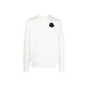 Moncler Sweatshirts & Hoodies , White , Heren , Maat: L