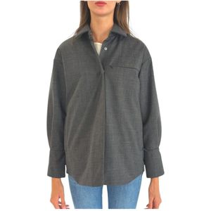 People of Shibuya, Dames, Jassen, Grijs, Maat: L Polyamide,