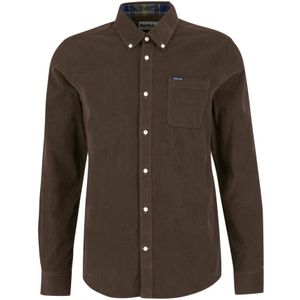 Barbour, Heren, Overhemden, Bruin, Maat: XL Katoen,