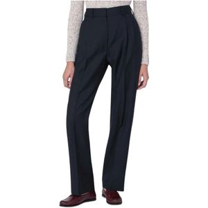 Blazé Milano, Dames, Broeken, Blauw, Maat: S Wol,