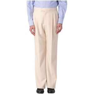 Valentino, Heren, Broeken, Beige, Maat: L Wol,