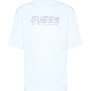 Guess, Heren, Tops, Wit, Maat: S Katoen,