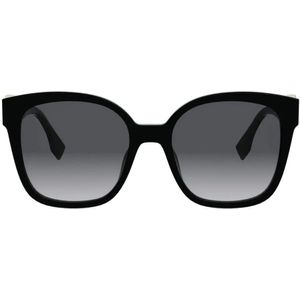 Fendi, Dames, Accessoires, Zwart, Maat: 55 MM