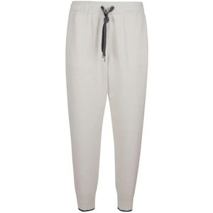 Brunello Cucinelli, Dames, Broeken, Wit, Maat: XS