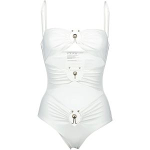 Christopher Esber, Dames, Badkleding, Wit, Maat: 2XS Polyamide,