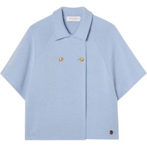 Busnel, Dames, Jassen, Blauw, Maat: L Wol,