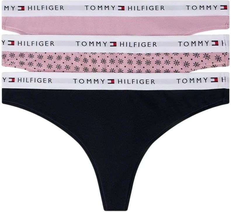 Tommy Hilfiger Underwear String  rosa / rood / zwart / wit