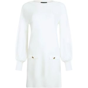 Liu Jo, Dames, Jurken, Wit, Maat: S