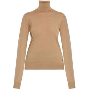 Dolce & Gabbana, Dames, Truien, Beige, Maat: 2XS Kasjmier,
