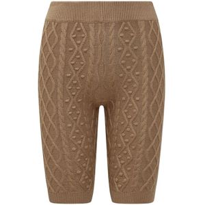 Loulou Studio, Dames, Korte broeken, Beige, Maat: XS