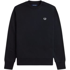 Fred Perry - Bold Branding Crewneck Sweatshirt - Zwart - Heren