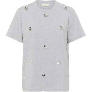 Part Two, Dames, Tops, Grijs, Maat: M Katoen,