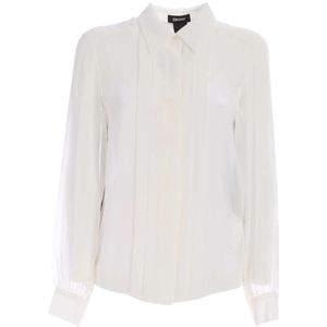 Dkny, Dames, Blouses & Shirts, Wit, Maat: M Poliester,