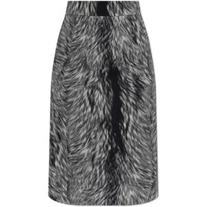 Dolce & Gabbana, Dames, Rokken, Grijs, Maat: 2XS Zijde,