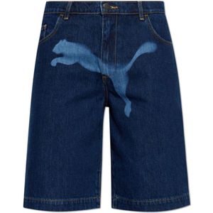 A$AP ROCKY x PUMA denim short voor Heren, Blauw, Maat 33