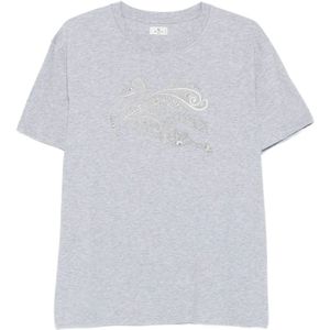 Etro, Heren, Tops, Grijs, Maat: M Katoen,