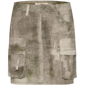 Gestuz, Dames, Rokken, Veelkleurig, Maat: L Denim,