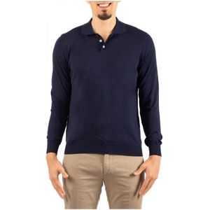 Hindustrie, Heren, Tops, Blauw, Maat: M