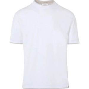 Paolo Pecora, Heren, Tops, Wit, Maat: S