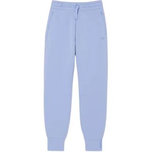 Lacoste, Dames, Broeken, Blauw, Maat: XS Katoen,