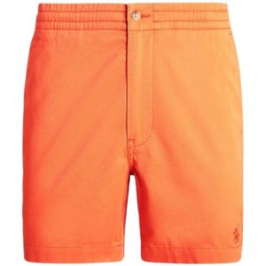 Polo Ralph Lauren, Heren, Korte broeken, Oranje, Maat: S Katoen,
