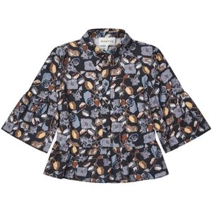 Munthe, Dames, Blouses & Shirts, Veelkleurig, Maat: XS