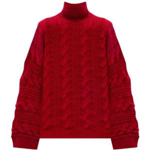 Twinset, Dames, Truien, Rood, Maat: XS Wol,