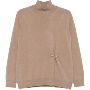 Fabiana Filippi, Dames, Truien, Beige, Maat: XS Zijde,