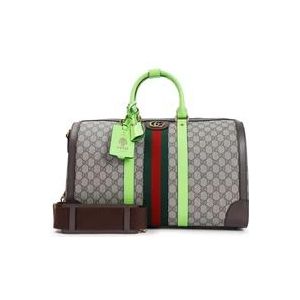 Gucci Elegante Groene Duffle Tas , Multicolor , Heren , Maat: ONE Size