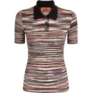 Missoni, Dames, Tops, Veelkleurig, Maat: S Wol,