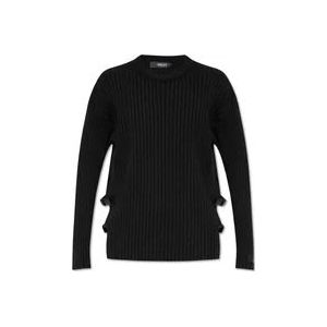 Versace Geribbelde trui , Black , Heren , Maat: L