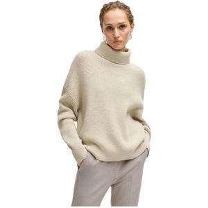Hugo, Dames, Truien, Beige, Maat: XS Wol,