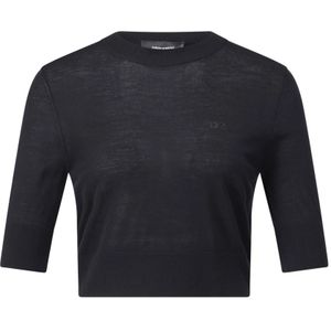 Dsquared2, Dames, Truien, Zwart, Maat: L Wol,
