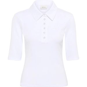 Gestuz, Dames, Tops, Wit, Maat: L Katoen,