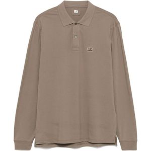 C.p. Company, Heren, Tops, Bruin, Maat: 2XL Katoen,