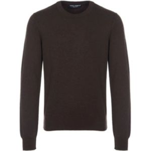 Dolce & Gabbana, Heren, Truien, Bruin, Maat: M Katoen,