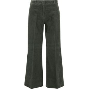 QL2 Quelledue, Dames, Broeken, Groen, Maat: XS Katoen,