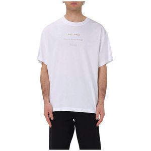 Just Cavalli, Heren, Tops, Wit, Maat: L Katoen,