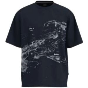 Boss Black, Heren, Tops, Blauw, Maat: 3XL