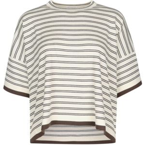 Brunello Cucinelli, Dames, Tops, Veelkleurig, Maat: XS