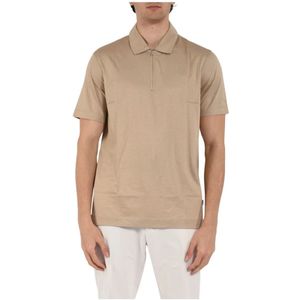 Hugo, Heren, Tops, Beige, Maat: XL Katoen,