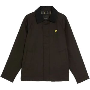 Lyle & Scott, Heren, Jassen, Zwart, Maat: M