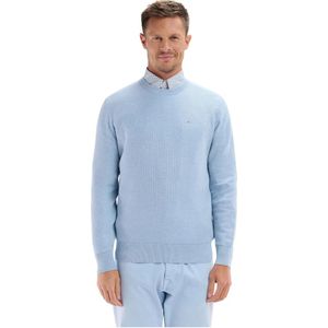 Eden Park, Heren, Truien, Blauw, Maat: S Katoen,