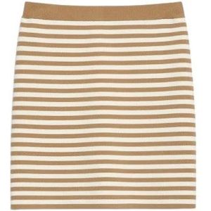 Max Mara, Dames, Rokken, Beige, Maat: S Viscose,