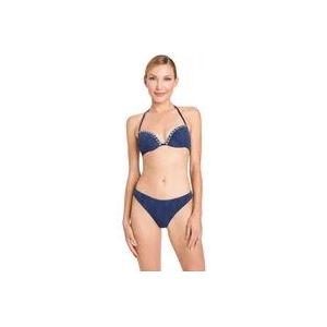 Twinset Blauwe Sea Push-up Bikini Set , Blue , Dames , Maat: M