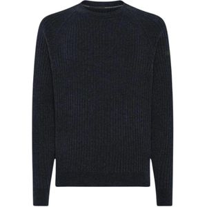 Rrd, Heren, Truien, Blauw, Maat: L Velours,