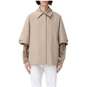 Max Mara, Dames, Jassen, Beige, Maat: S/M